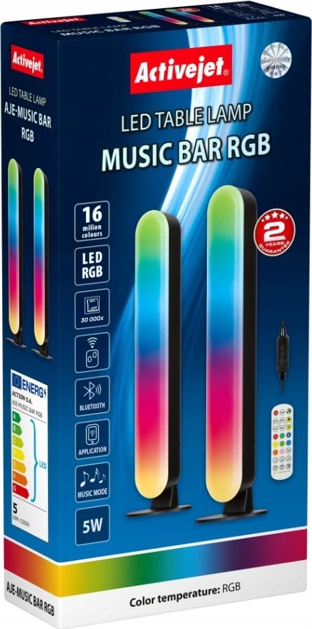Activejet Lampka muzyczna LED Activejet AJE-MUSIC BAR RGB