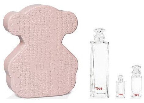Tous Woman zestaw woda toaletowa spray 90ml + woda toaletowa spray 15ml + miniatura wody toaletowej 4.5ml