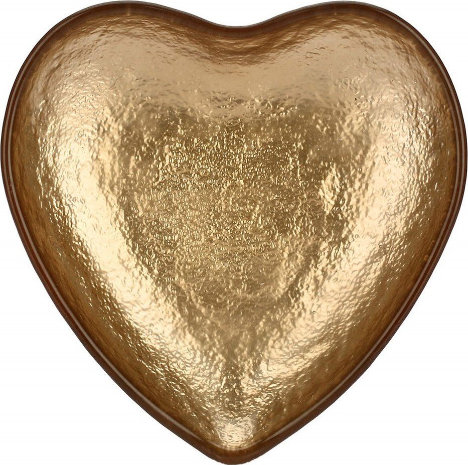 Mały talerz serce NEIMIEIPENSIERI złoty - Rituali Domestici