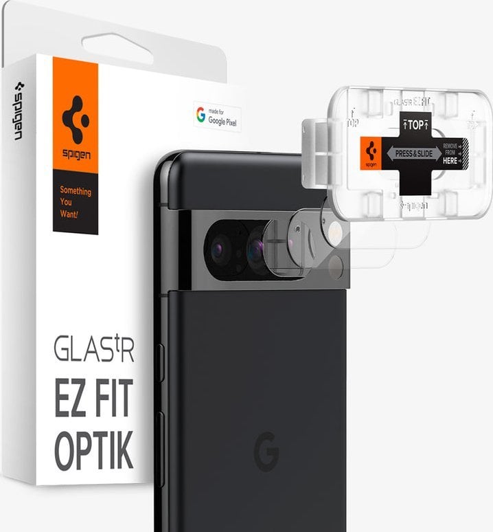 Spigen Spigen Glass tR EZ Fit Optik 2 Pack, crystal clear - Google Pixel 8 Pro