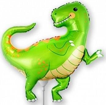 Balon foliowy Dinozaur zielony na urodziny roczek