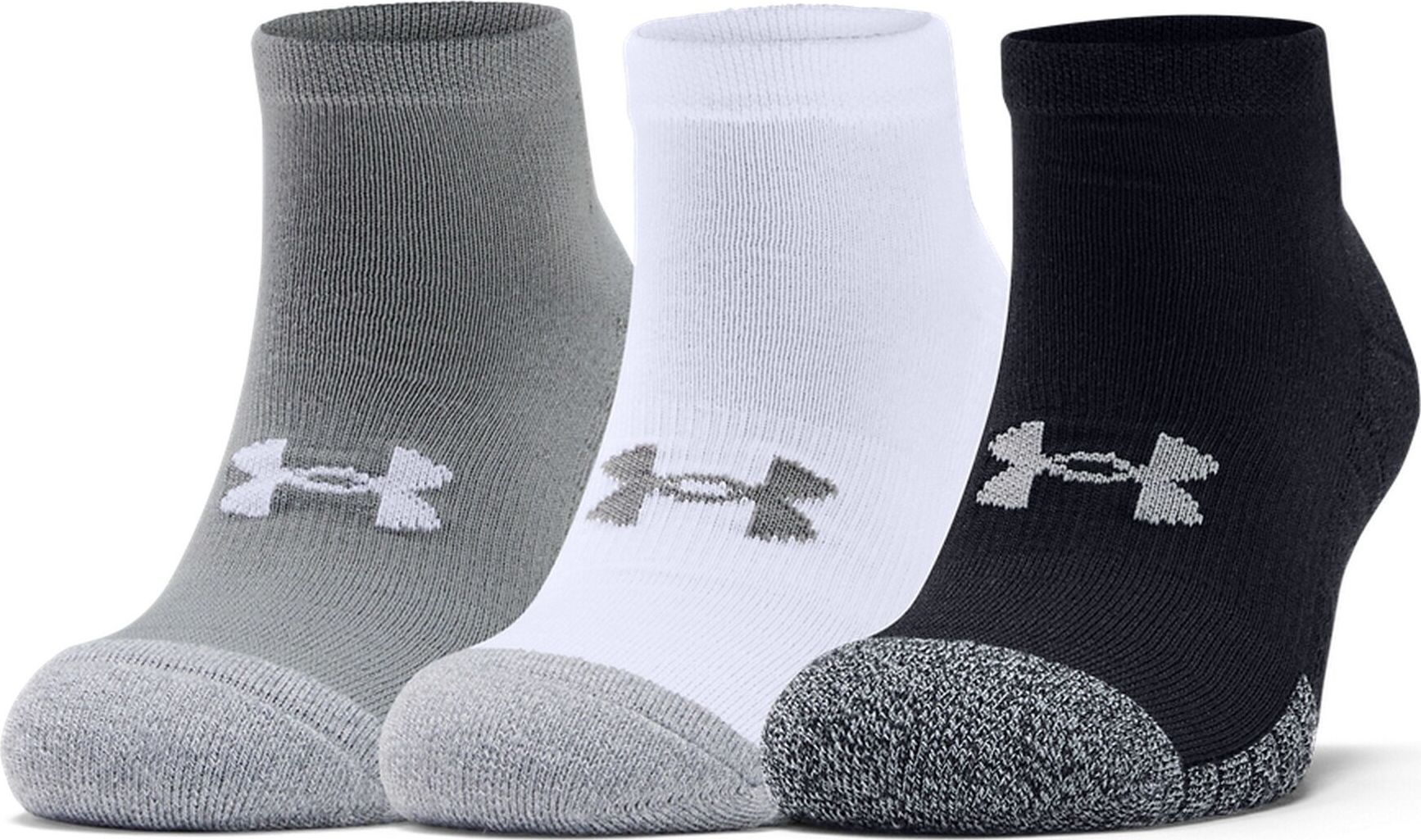 Under Armour Under Armour Skarpetki UA Heatgear Locut Białe/Szare/Czarne XL