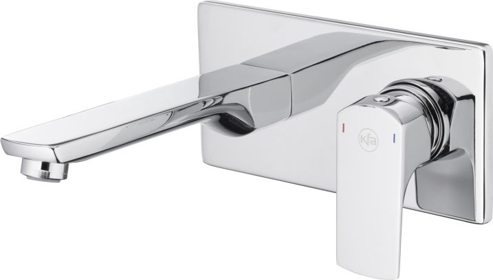 Bateria umywalkowa KFA Mokait ścienna chrom (5539-810-00)