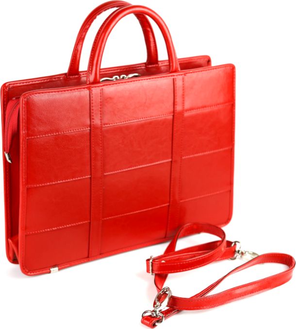 Kemer 521 Dyplomatka damska pasy - czerwona KEMER