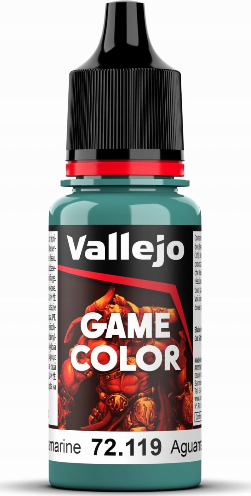Vallejo Vallejo: 72.119 - Game Color - Aquamarine (18 ml)