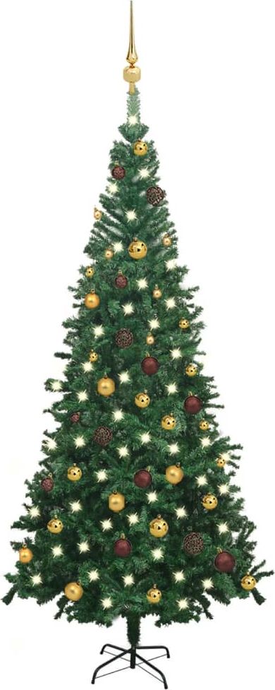 vidaXL Choinka sztuczna na stojaku Zielona