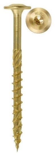 CHIP SCR TORX 8X120 YEL ZN WKCP(50)