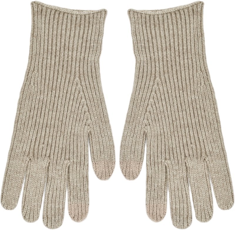 Rękawiczki damskie 5P akryl TS 21 beżowe