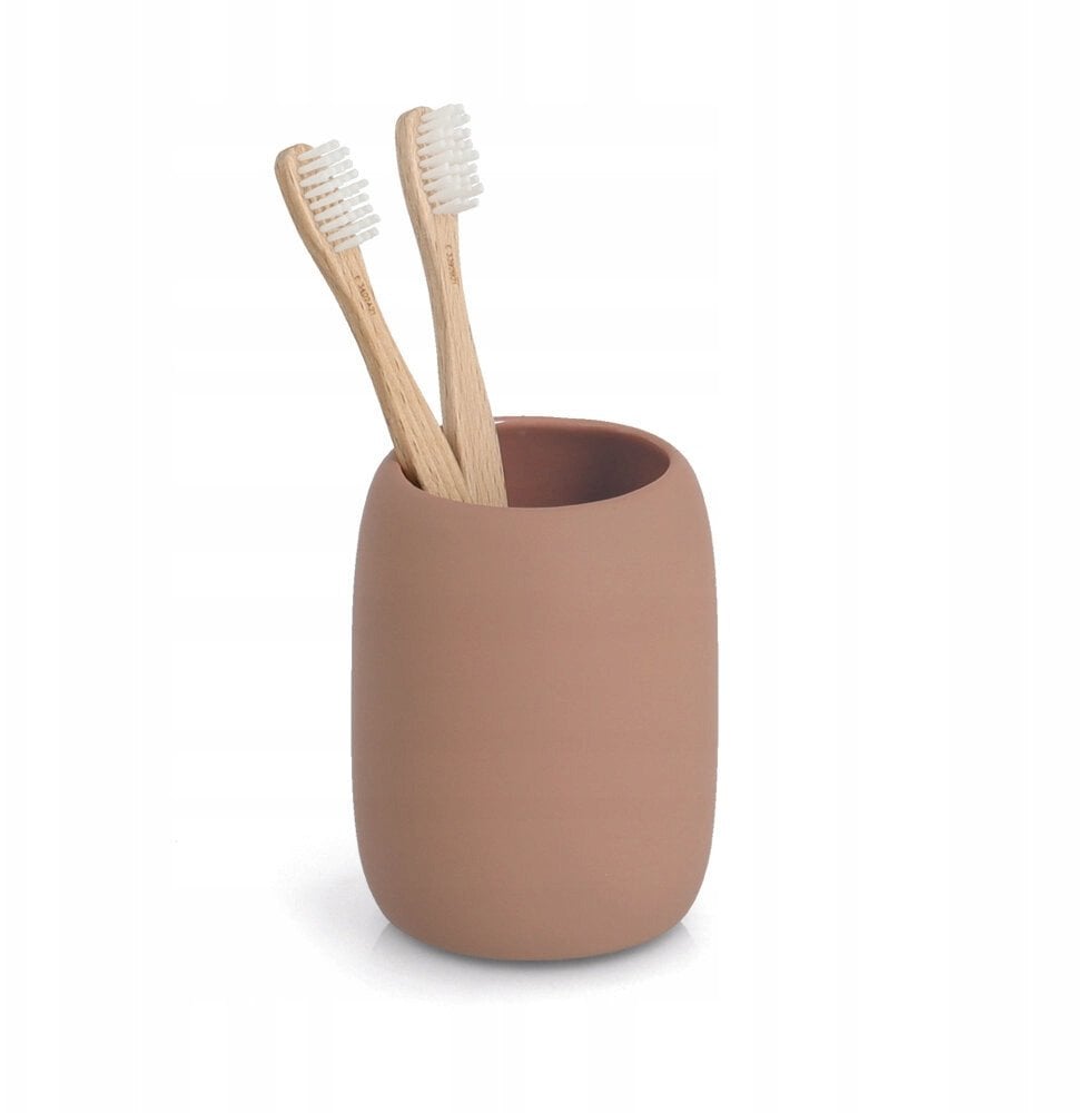 Kubek na szczoteczki do zębów BRASS TONE, Ø 8,4 cm