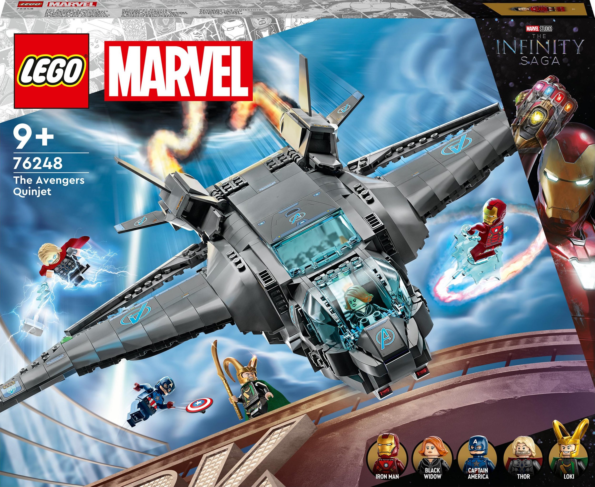 LEGO Marvel Quinjet Avengersów (76248)