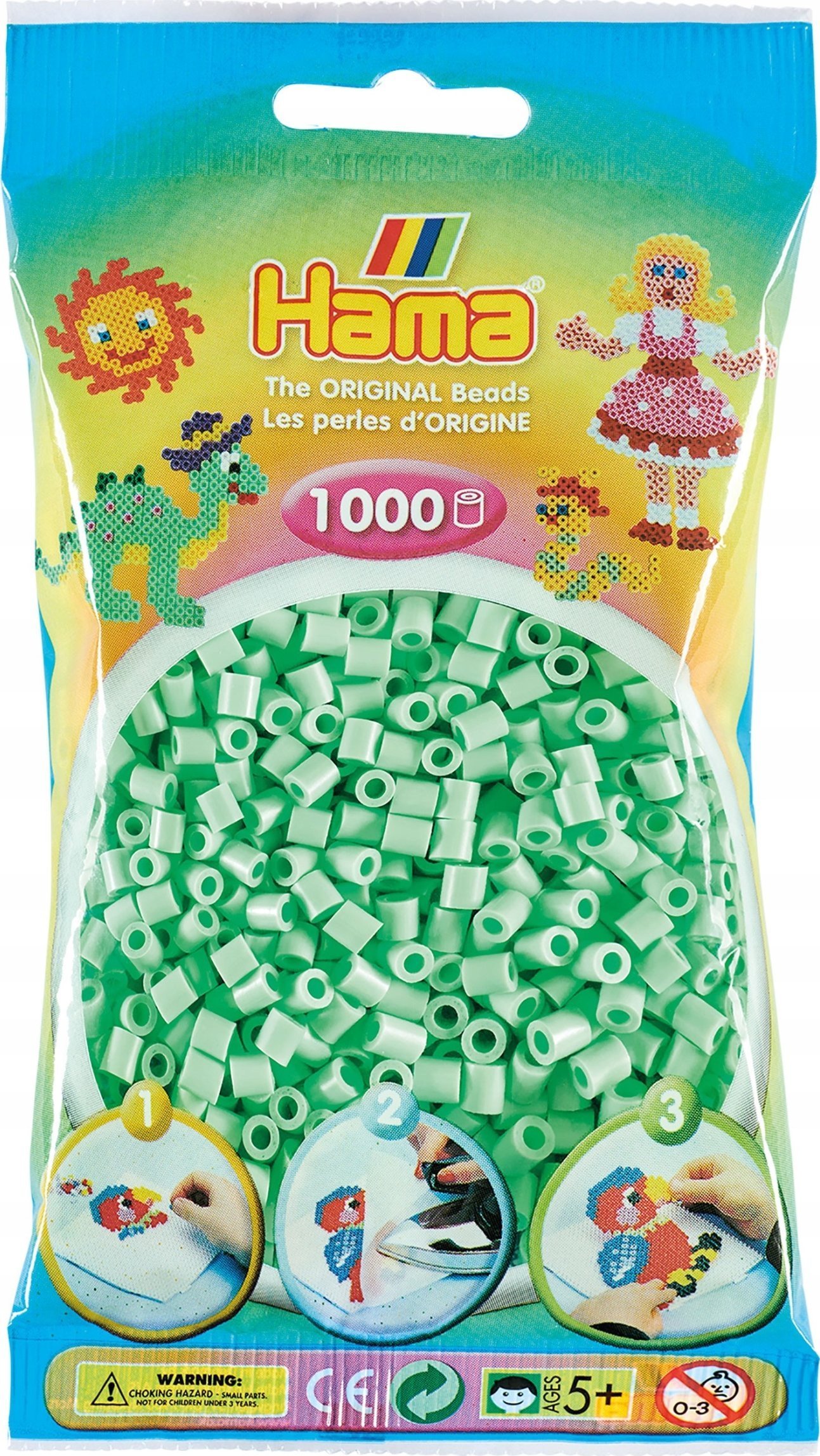 Revell Hama midi perler 1000stk pastel mint