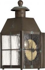 Kinkiet Quintiesse Mała latarnia naścienna Nantucket - 1 źródło światła (QN-NANTUCKET-XS-AS) - Quintiesse