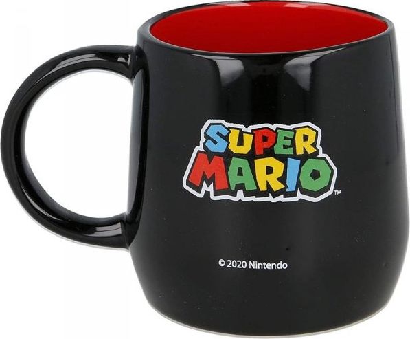 Super Mario - Kubek ceramiczny 355ml (czarny)