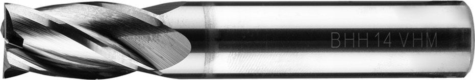 Frez węglikowy Baildon DIN 6527 K FWP2K 14 mm, VHM TiAlN, Z2, 75-14 mm