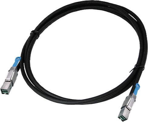 Qnap SFF 8644 - SFF 8644, 1m, Czarny (CAB-SAS10M-8644)
