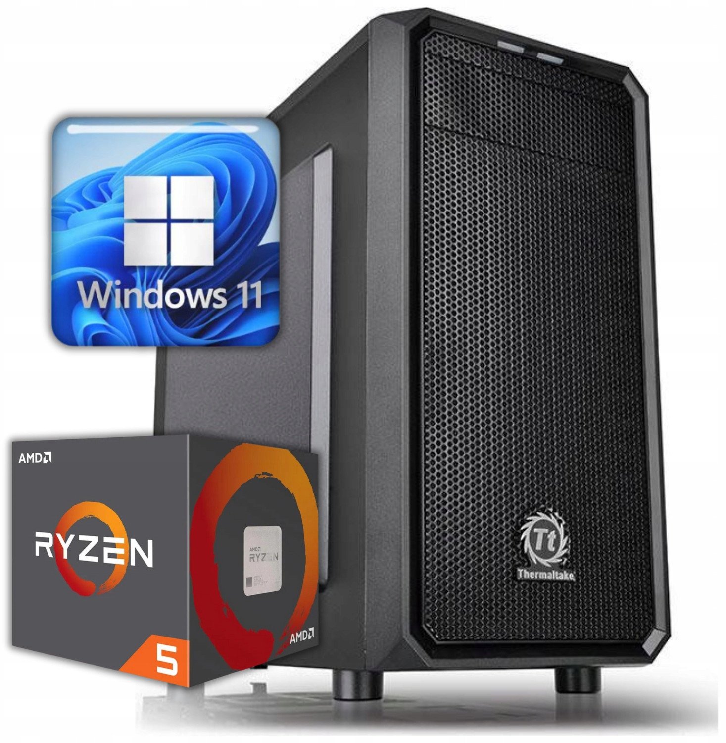 Komputer Pix Protask V9 AMD Ryzen 5 32GB DDR4 1000GB SSD DVD Windows 11