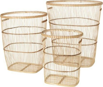 Broste Copenhagen Broste Copenhagen - Zestaw trzech koszy Sabbie