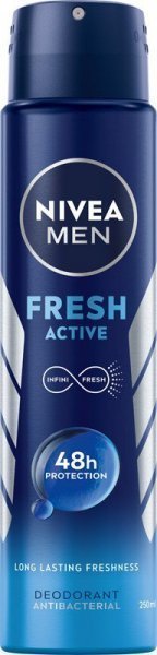Nivea Men Dezodorant męski w sprayu Fresh Active 250ml