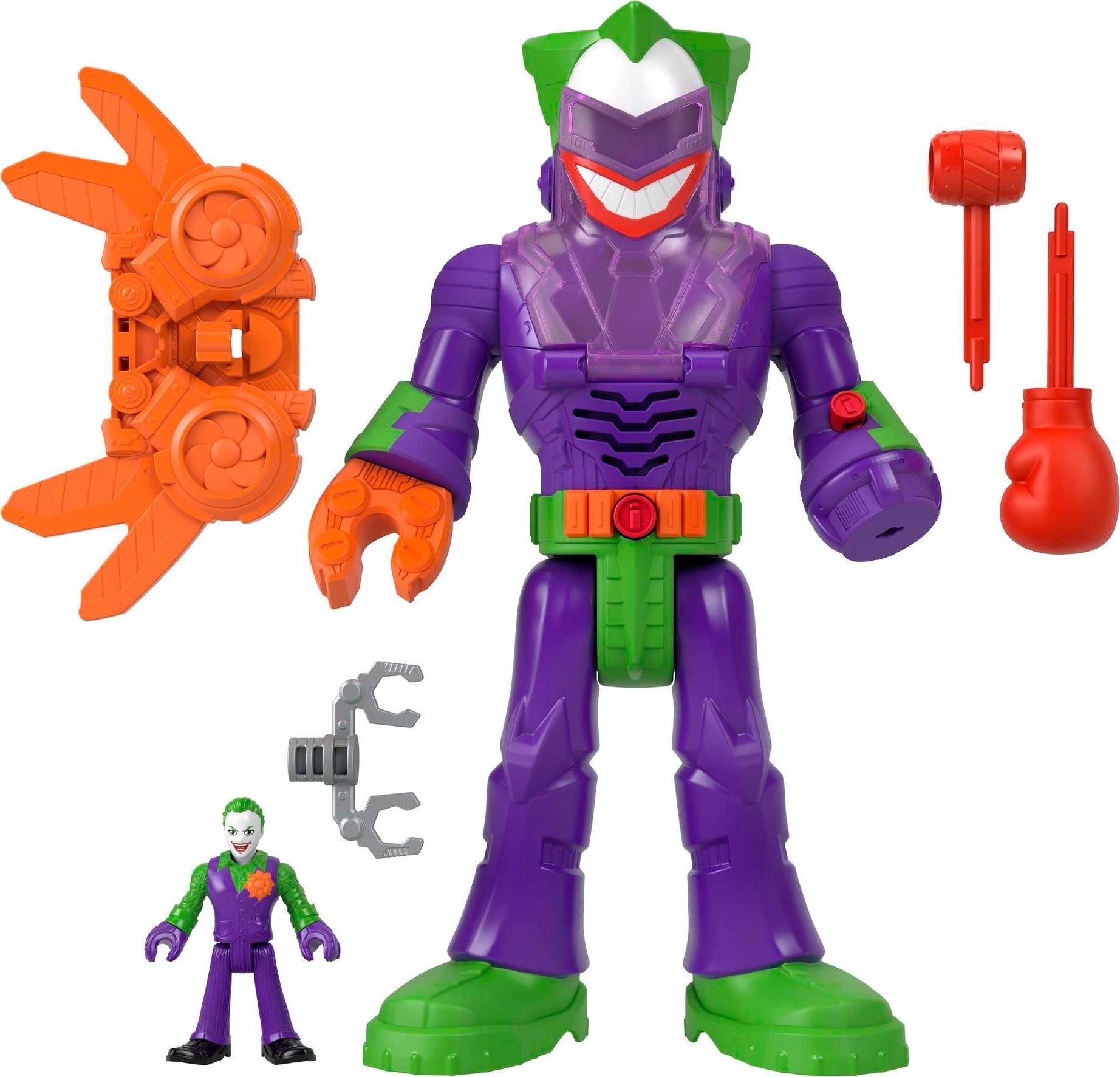 Figurka Mattel Zestaw figurek Imaginext DC Super Friends Joker i Śmiechorobot