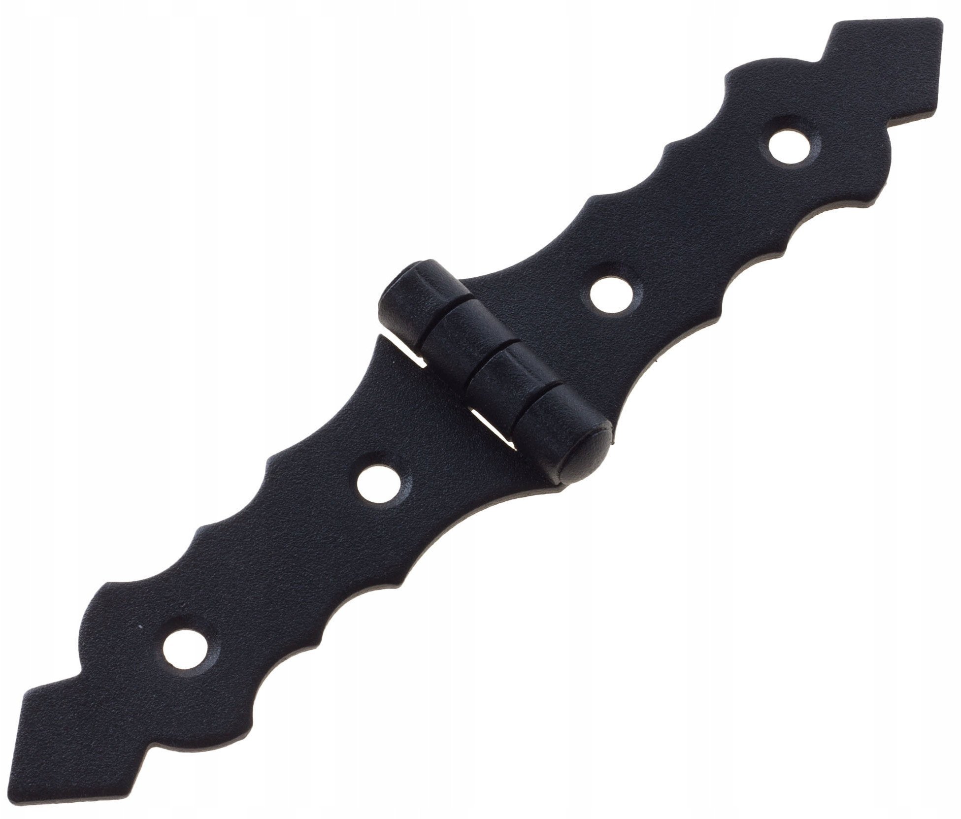 GATE HINGE DEC ZOF200 200X34X2.0 BLACK