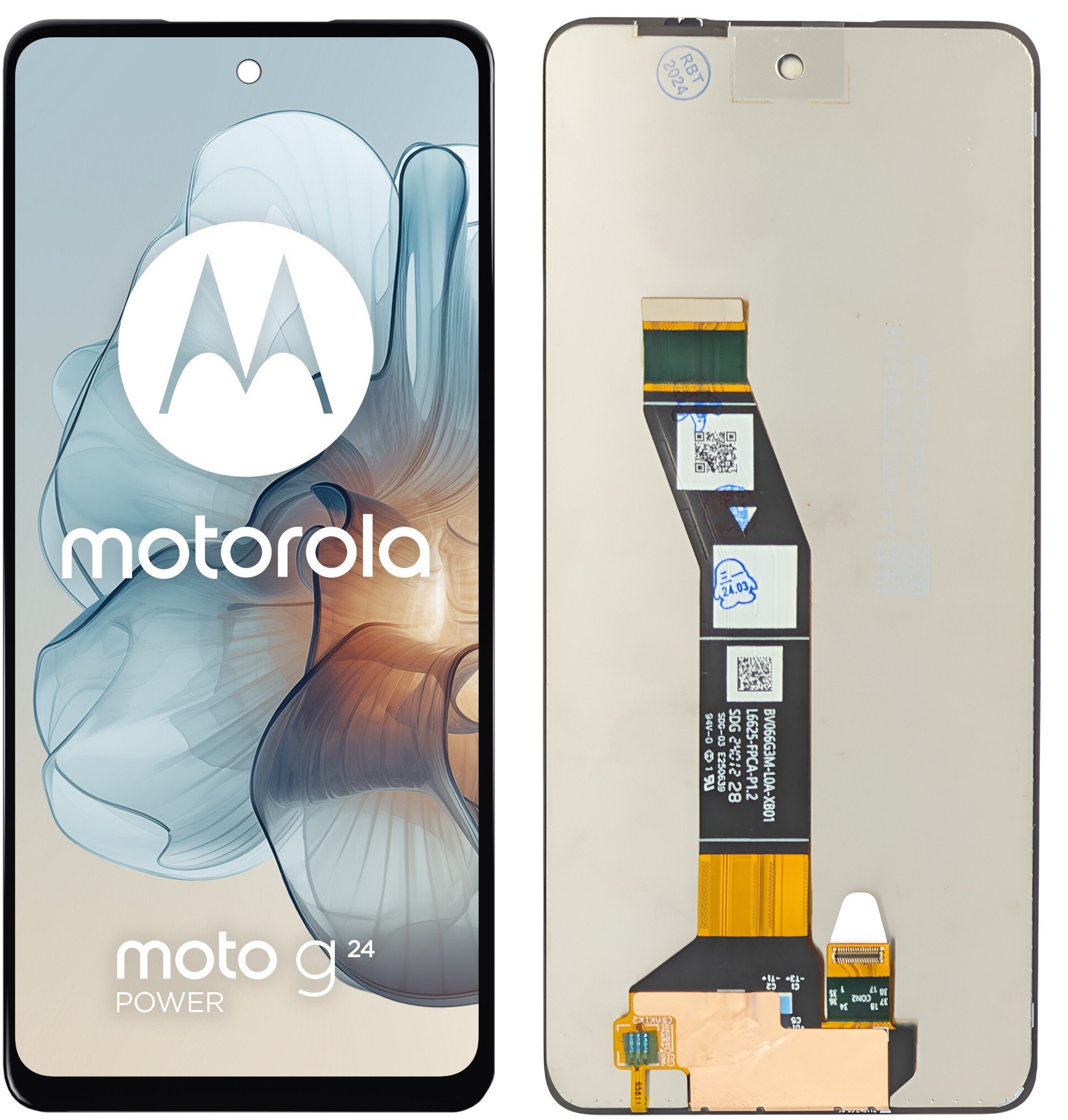WYŚWIETLACZ EKRAN LCD DO MOTOROLA G24 POWER