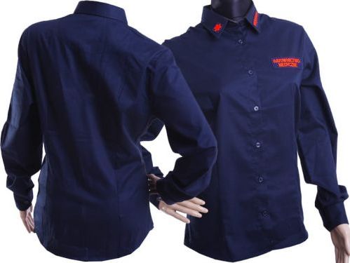 North Wind + medical Koszula ratownicza galowa damska granatowa