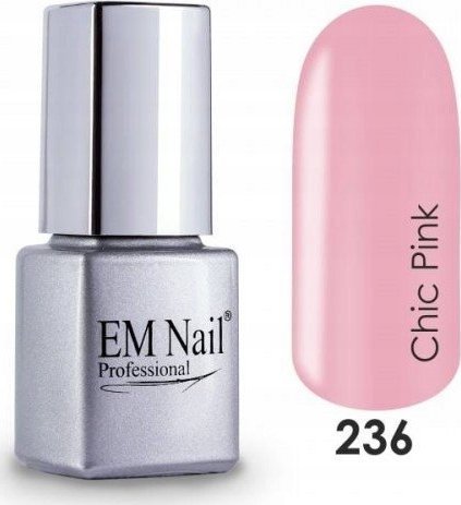 EM Nail Lakier hybrydowy EM Nail 236 Chic Pink 6ml