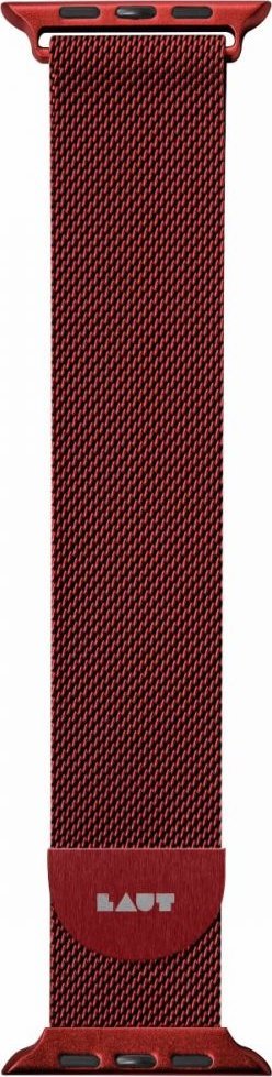 Laut Steel Loop - Stalowy pasek do zegarka Apple Watch 38/40 mm, czerwony