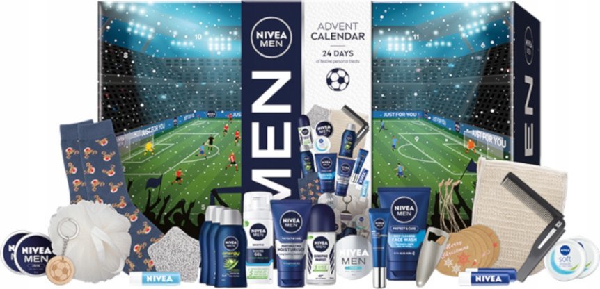 Kalendarz adwentowy Nivea 2023 24 szt. dla mężczyzn