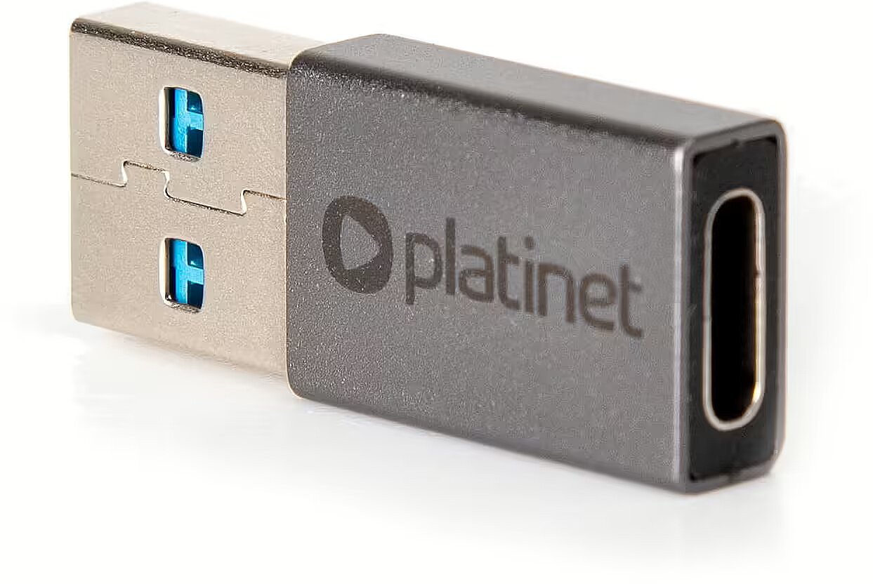 PLATINET MEDIA ADAPTER USB-A TO USB-C [45922]