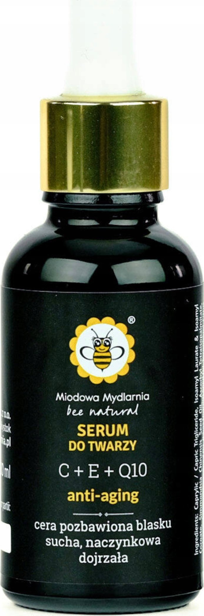 Alkotest MIODOWA MYDLARNIA_Serum do twarzy C+E+Q10 Anti-Aging 30ml