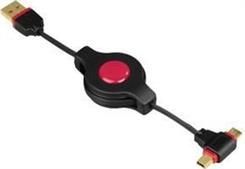 Kabel USB Hama USB-A - 0.75 m Czarny (545150000)