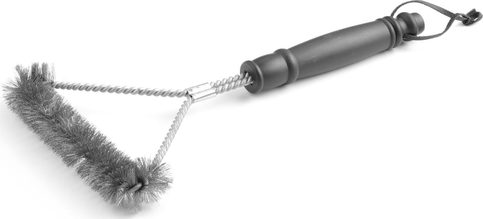 Hendi Szczotka druciana do grilla rusztu BBQ ze stali nierdzewnej KSZTAŁT Y 310x170 mm - Hendi 525425 Szczotka druciana do grilla rusztu BBQ ze stali