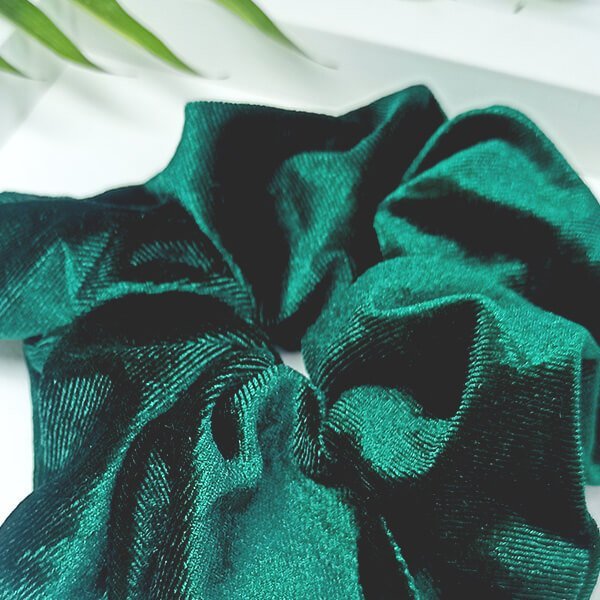 Gumka VELVET XXL do włosów YEYE Zielony