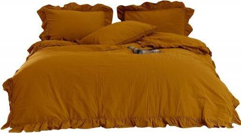 Darymex Pościel bawełniana MUSTARD/160x200(P) STONEWASHED