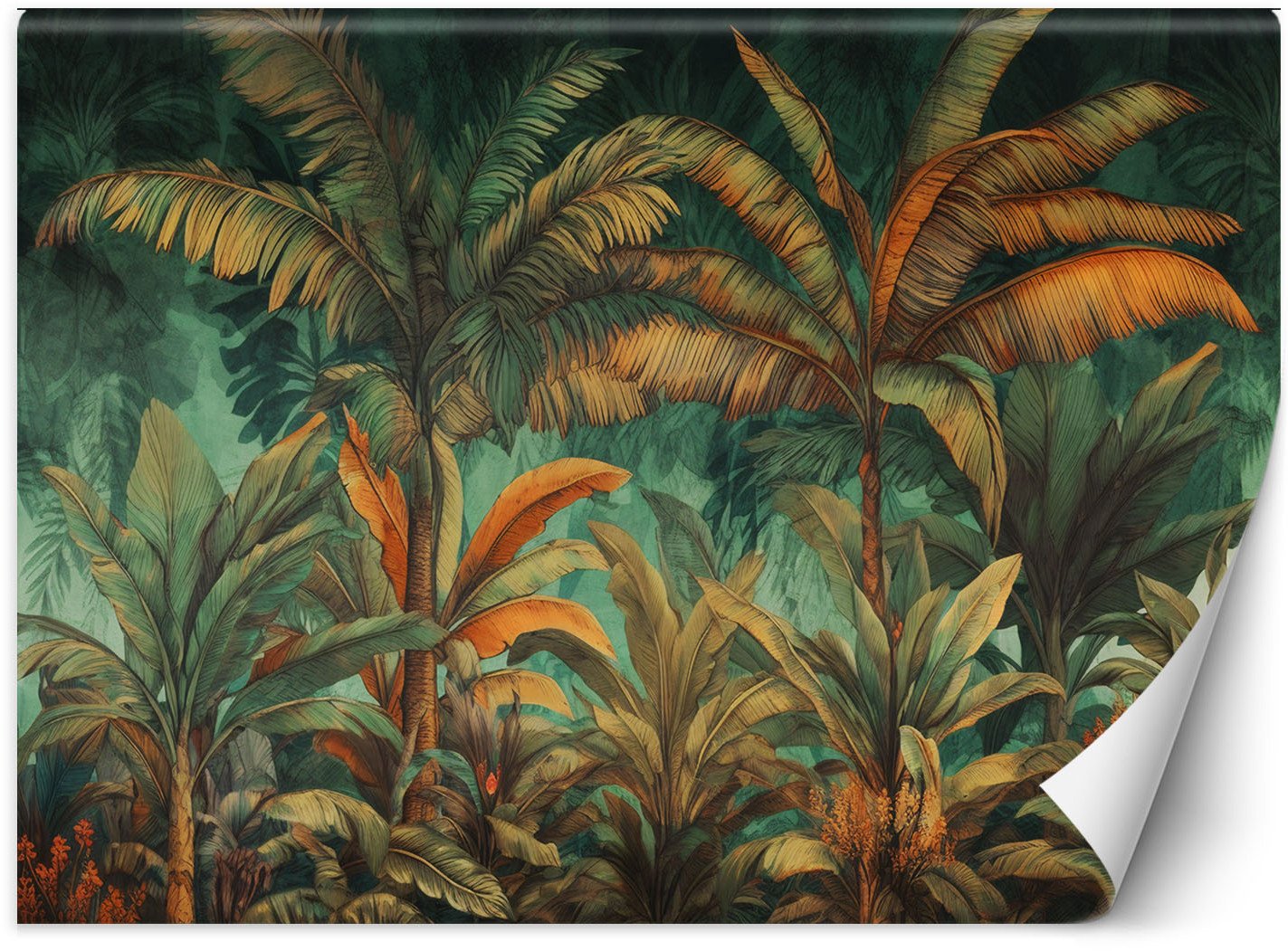 Feeby Fototapeta Palmy w dżungli krajobraz 100x70 small