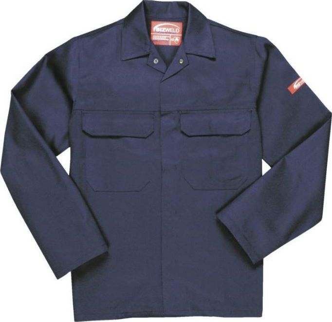 Unimet KURTKA/BLUZA OCHRONNA SPAWALNICZA GRANATOWA BIZWELD M