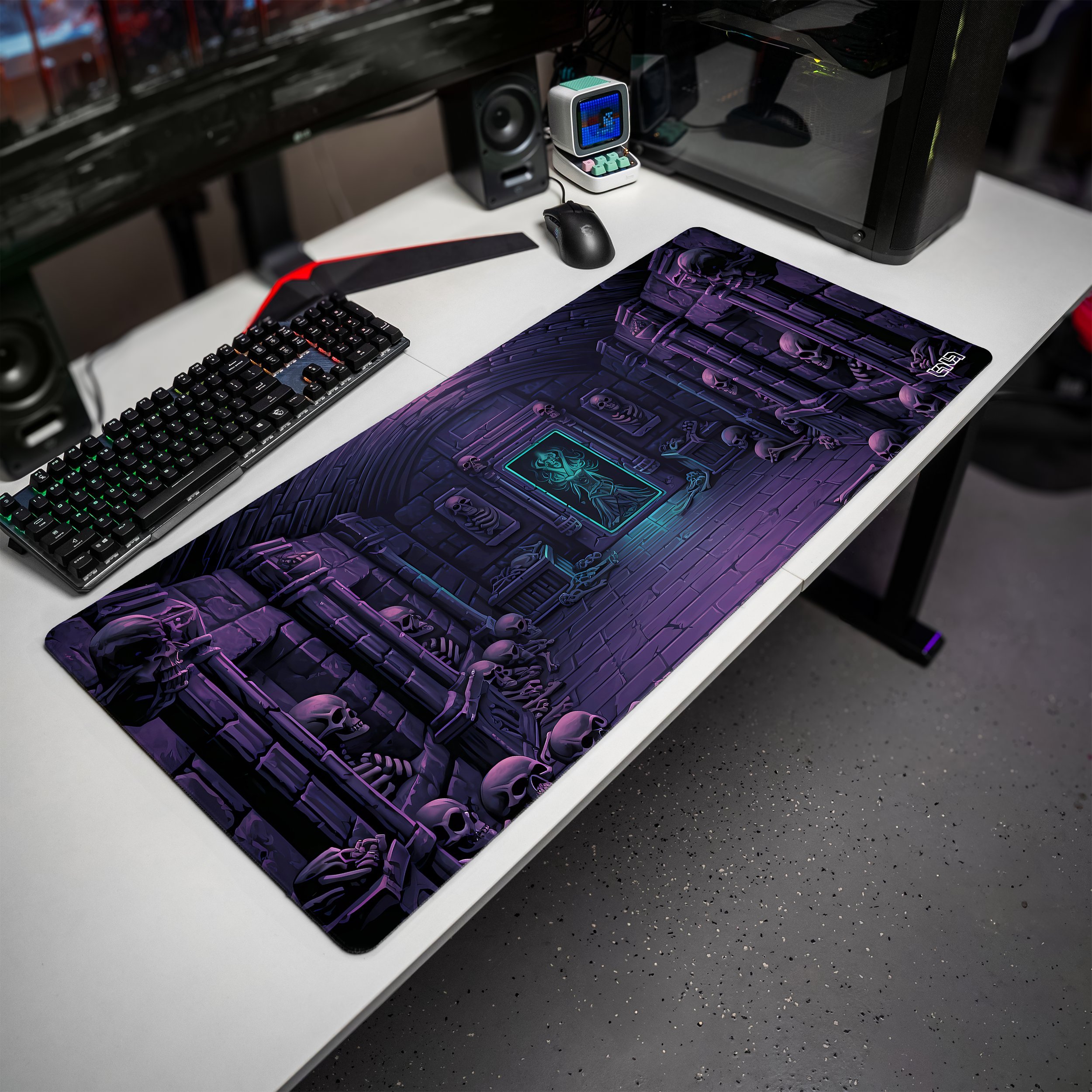 Podkładka Tilt PODKŁADKA POD MYSZ MYSZKĘ Retro Krypta 90x40 TILT XL Gamingowa