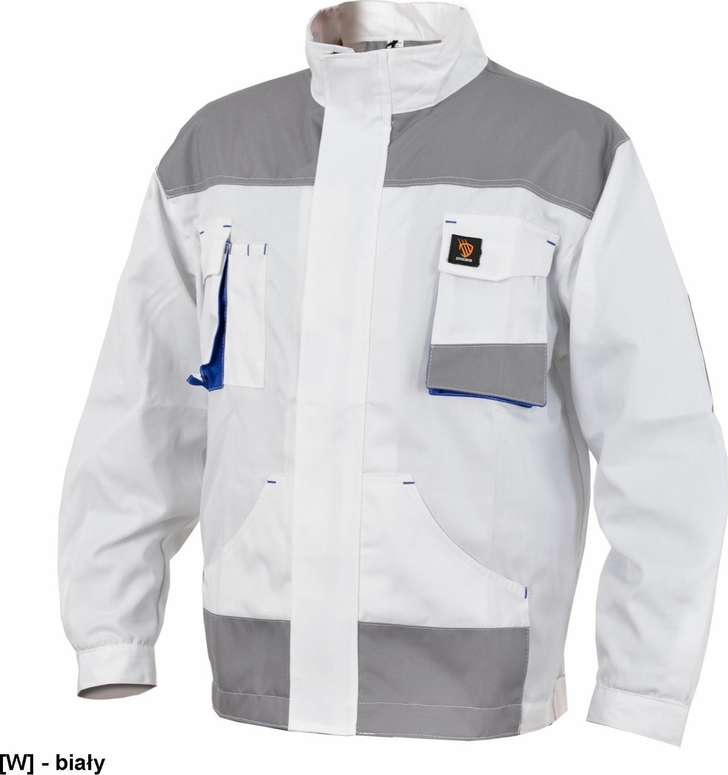 PROCERA PROMAN 260 K - kurtka moro wykonana z tkaniny 65 % poliester / 35 % bawełny o gramaturze 260 g/m, rozm. - niebieski 54