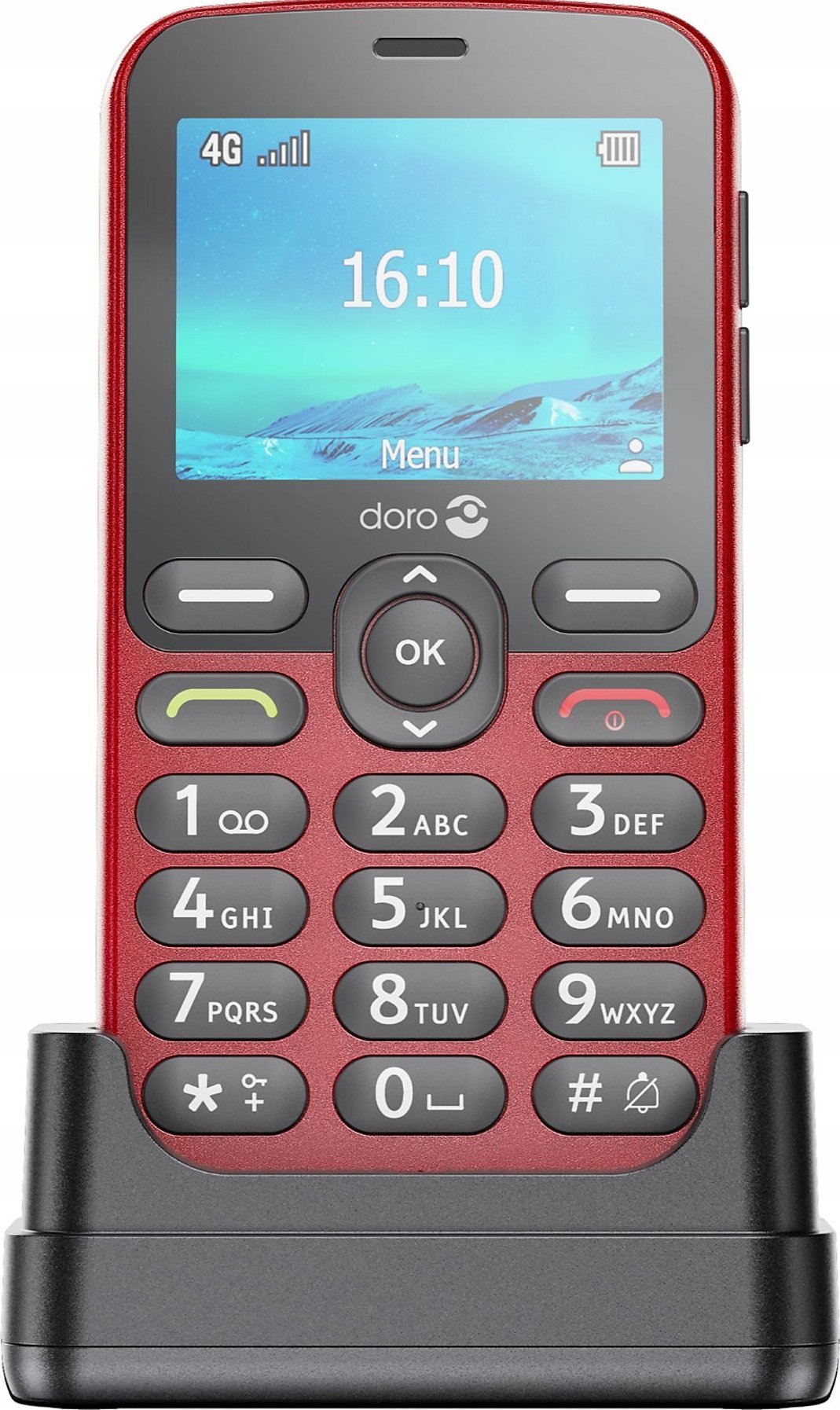 Doro 1880 4G ohne Netzteil rot