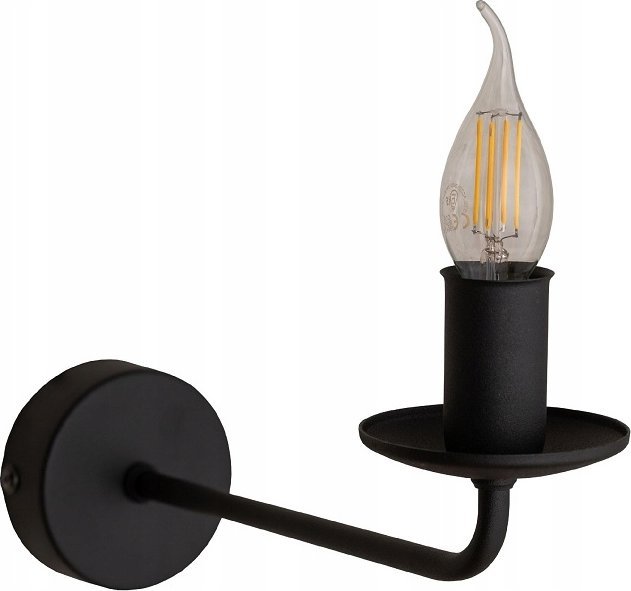 Kinkiet TK Lighting WALL LIGHT LIMAL E14 4611 BLACK