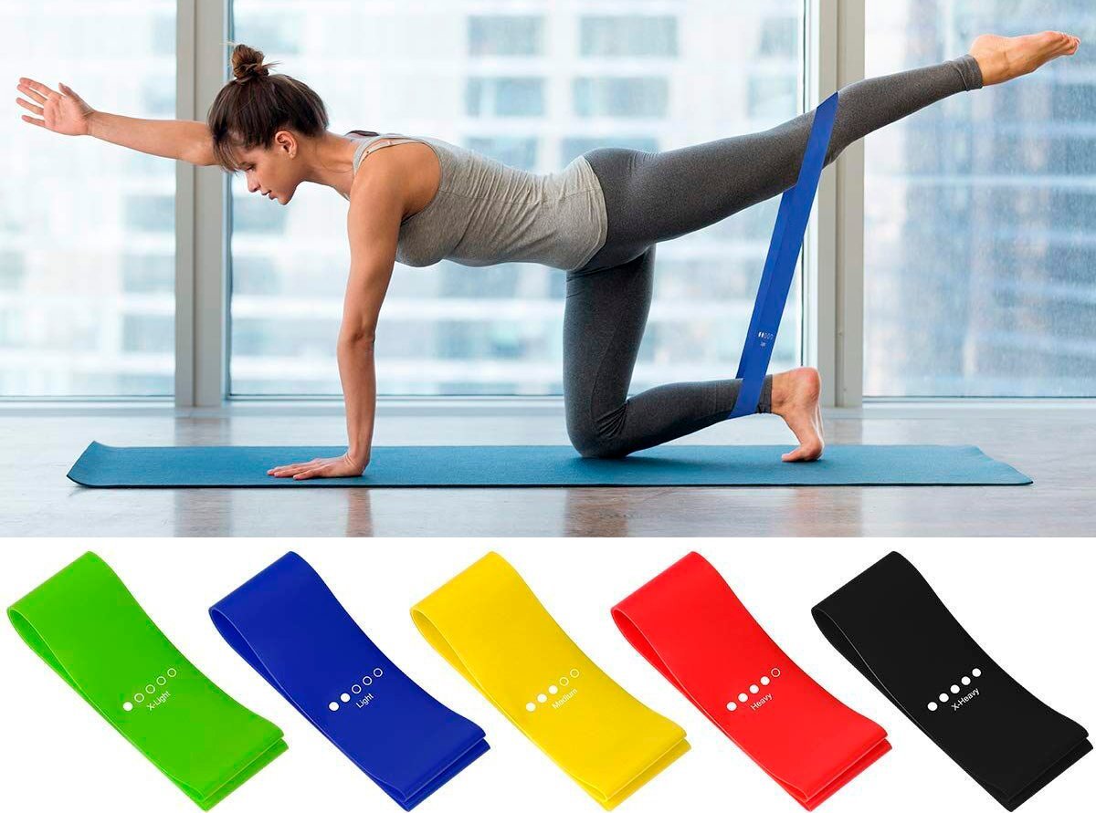 OEM Zestaw 5szt gum do ćwiczeń fitness