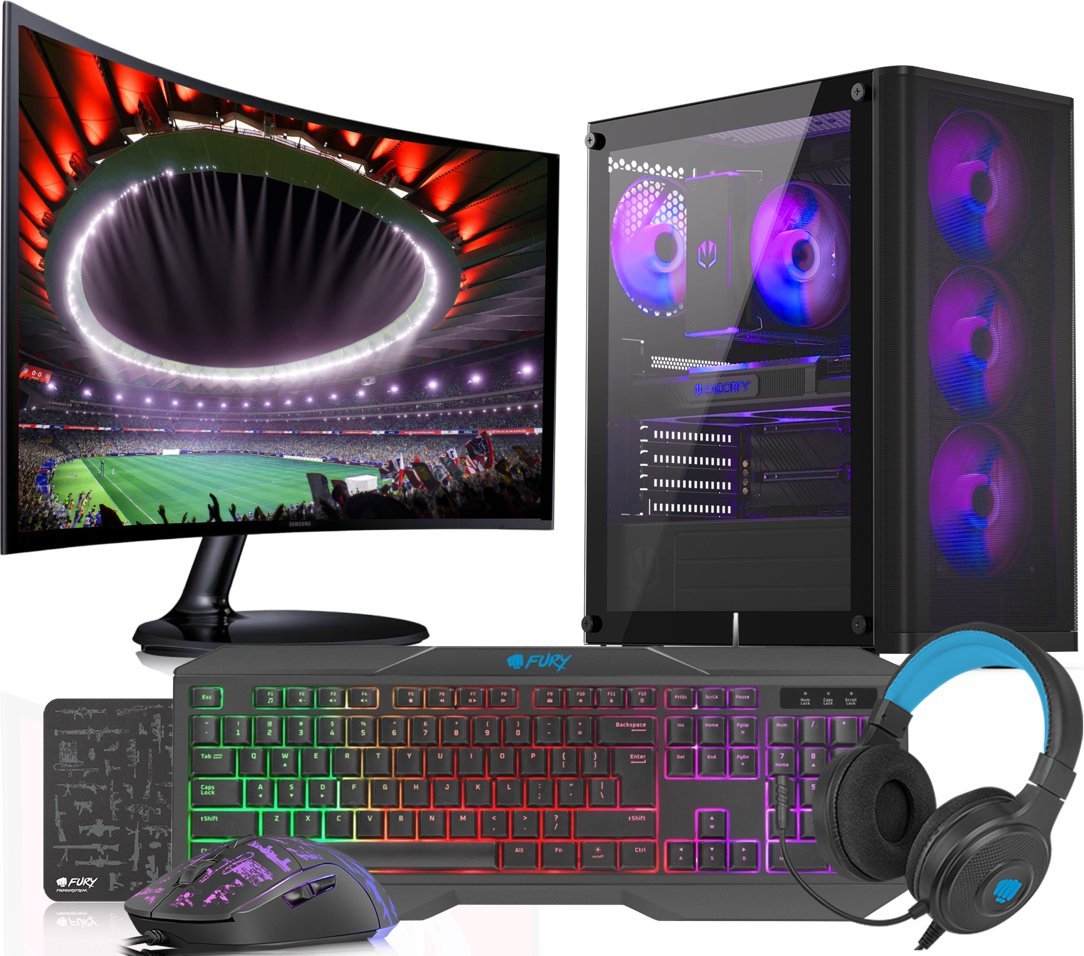 Komputer Vist RGB Ryzen 7 5700X, 32 GB, RTX 4060, 1 TB M.2 PCIe Windows 11 Pro