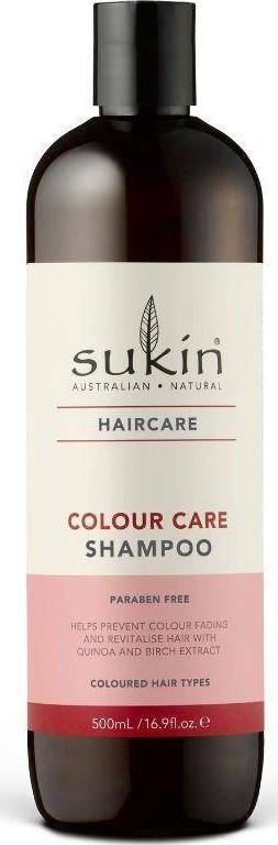 Sukin SUKIN, Colour Care Szampon pielęgnujący kolor do włosów farbowanych, 500 ml