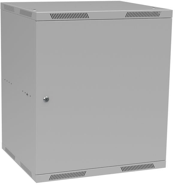 Szafa Solarix Solarix szafa naścienna składana SENSA LITE 12U 450mm, drzwi blaszane, RAL 7035