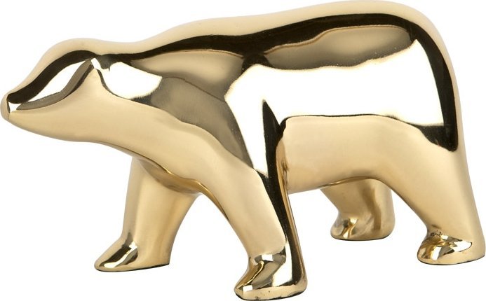 Witek Home Ozdoba z mosiądzu Niedźwiedź