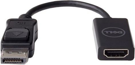 Adapter AV Dell DisplayPort - HDMI czarny (492-BBXU)