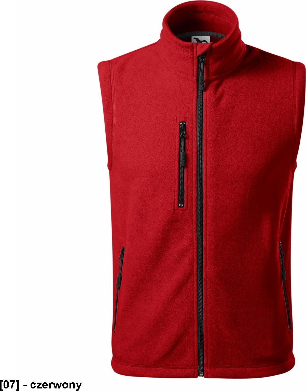 MALFINI Exit 525 - ADLER - Kamizelka polarowa unisex, 220 g/m, 100 % poliester - czerwony S