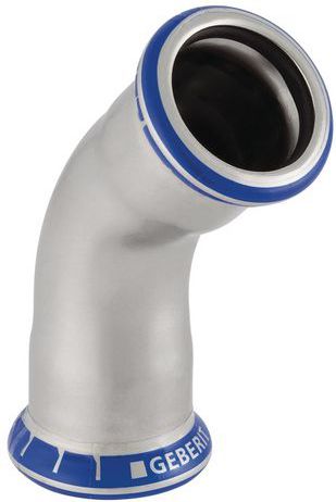 Geberit Kolano Mapress Edelstahl 45° 15mm (30602)