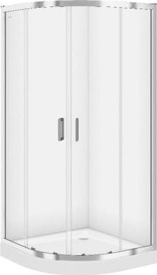 Cersanit Kabina prysznicowa 80x80 cm półokrągła z brodzikiem Tako (S601-113)